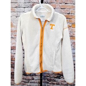 Tennessee Volunteers Jacket Womens XS Columbia Fleece Textured Football Sports
